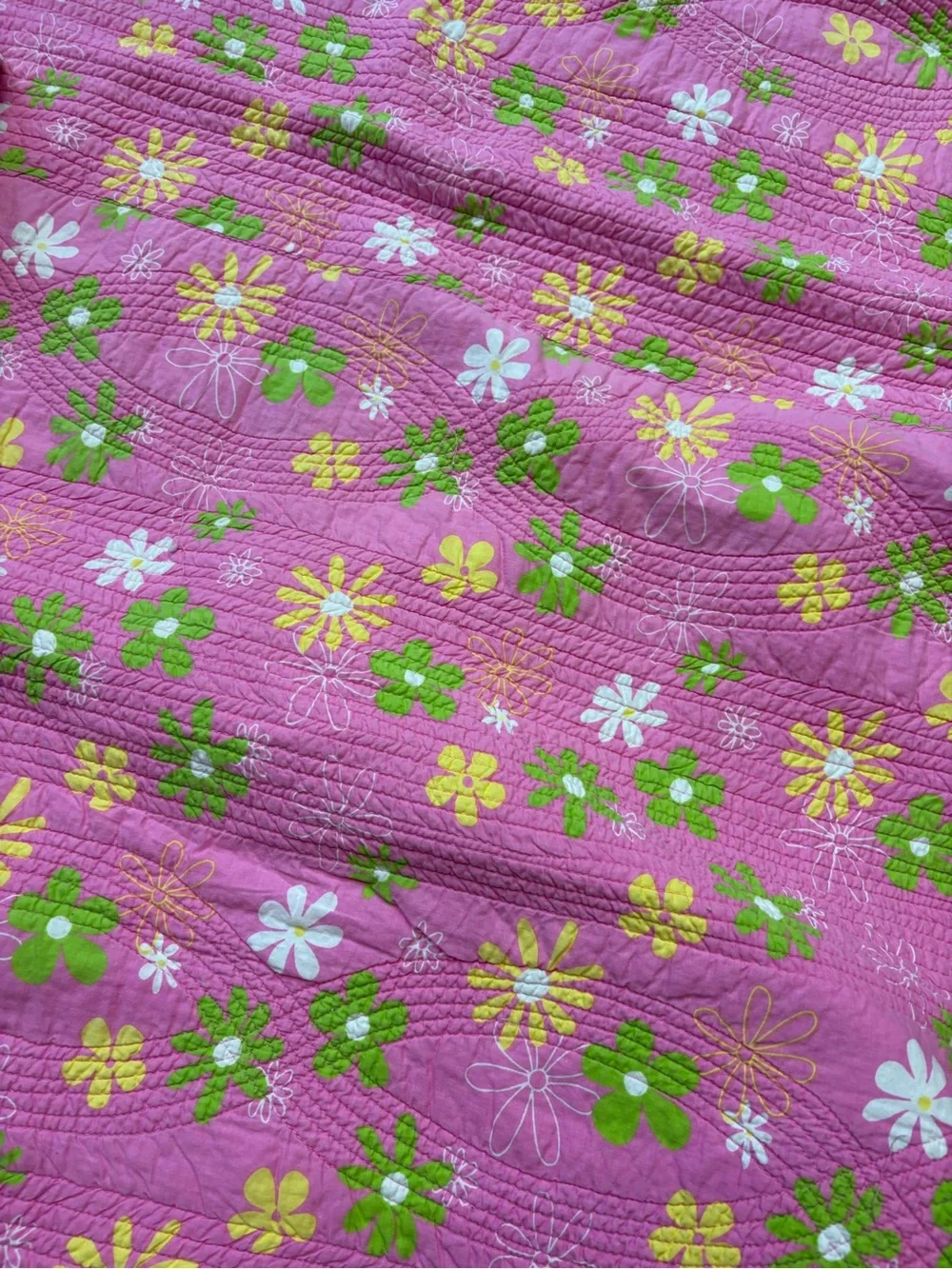 Pink Floral Quilt